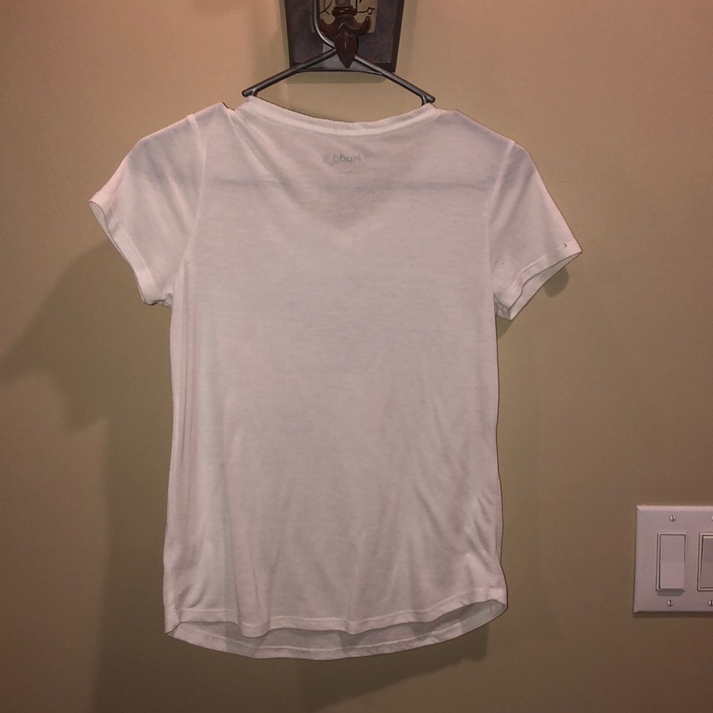 White Patterned Top - Picture 2 of 3
